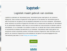 Tablet Screenshot of logistiek.nl